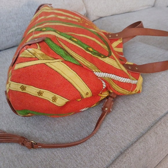 Miu Miu multi color printed canvas and leather shoulders bag - Picture 5 of 11